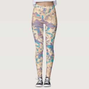 Legging Tinta abstrato Wet