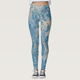 Legging Tinta Azul Antiga, Espalhada
