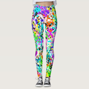 Legging Tinta de Splatter