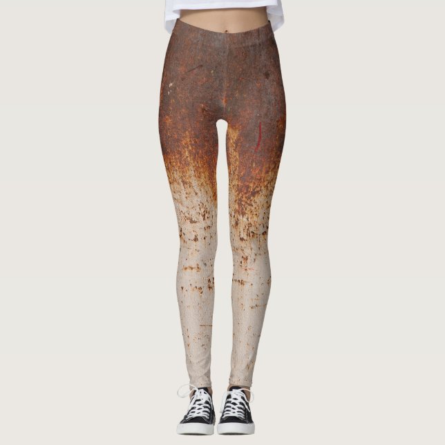 Legging Tinta descascada, textura enferrujada de parede. (Frente)