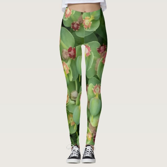 Legging Tiny Green Flora (Frente)