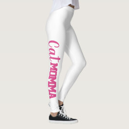 Legging tipografia CAT MOMMA divertida |
