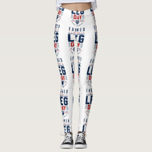 Legging Tipografia de Motivação para Dia de Perna 'Ganha N
