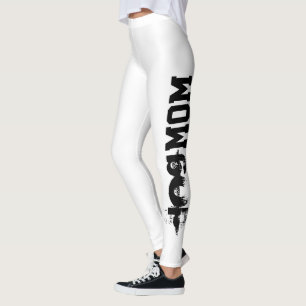 Legging tipografia divertida DOG MOM 