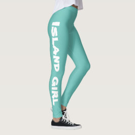 Legging tipografia divertida ISLAND GIRL |