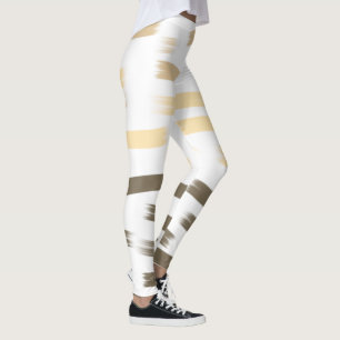 Legging Tiras coloridas mínimas simples custo verde roxo