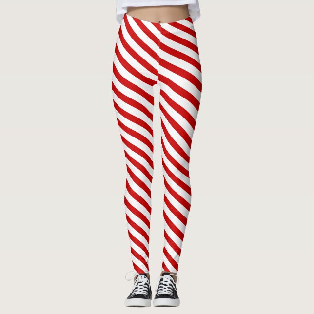 Legging Tiras de Canas Doces Festivas (Frente)
