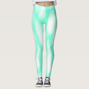 Legging Tiras de cor branca pastel abstrato pat
