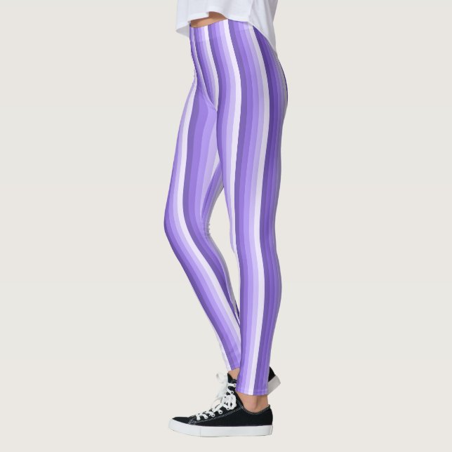 Legging Tiras de sombra violeta (Esquerda)