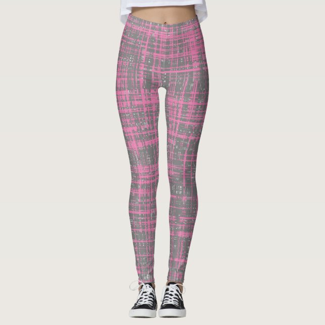 Legging Tiras rosa pálidas (Frente)