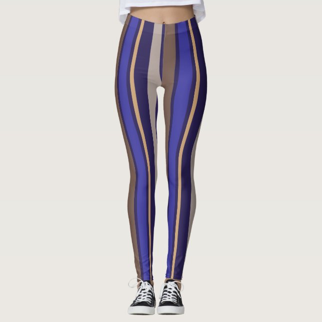 Legging tiras roxas (Frente)