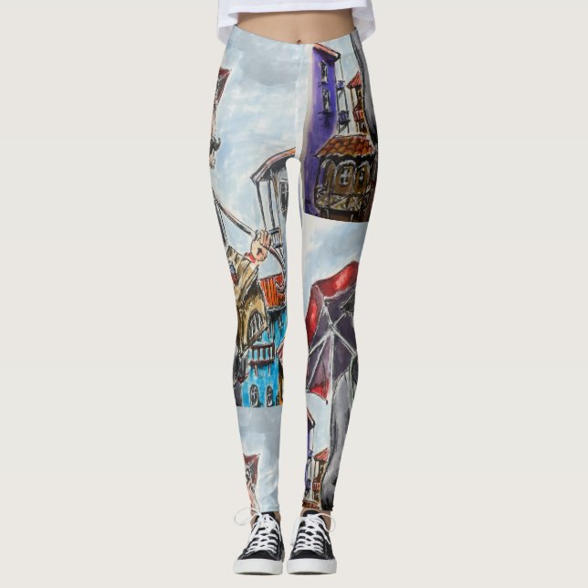 Legging Toca-fogo-de-rua (Frente)