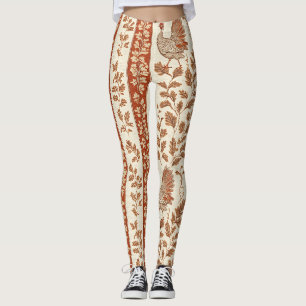 Legging Toile de Jouy Floral com Galo Vintage (8)