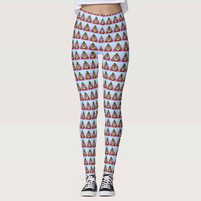Legging Tombadilho Emoji do arco-íris (Frente)