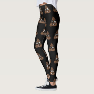 Legging Tombadilho Emoji dos vidros do nerd