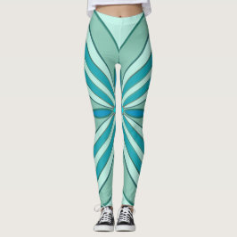 Legging Toneladas de design de turquesa