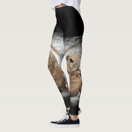 Legging "Toot suas próprias caneleiras do esquilo à terra