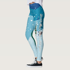 Legging TOP Don't Mess With Ski Girl