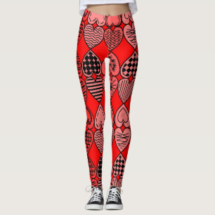 Legging Topsy Turvy Hearts
