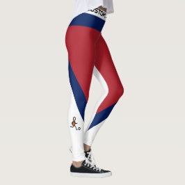 Legging Torcida de Futebol Totalmente Personalizada