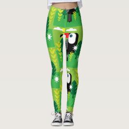 Legging Toucan Tropical Bird