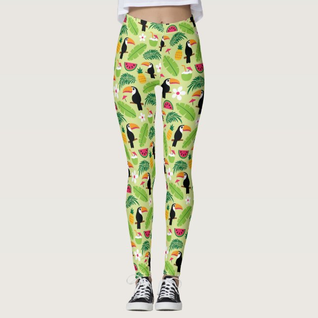 Legging Toucan Tropical Summer (Frente)