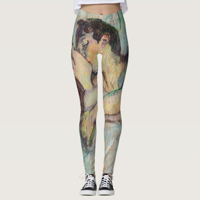 Legging Toulouse-Lautrec - Na Cama, O Beijo (Frente)