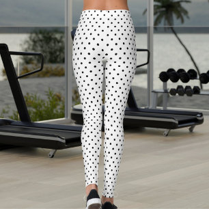 Legging Toz Designs Bolinhas em Clássico Preto e Branco