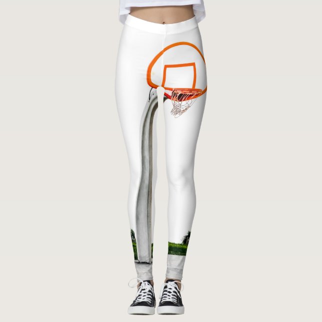 Legging Trabalho de arte de basquete bonito (Frente)