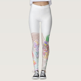 Legging Trabalho de arte de Crianças Personalizadas, dois
