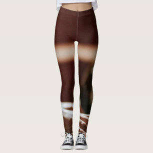 Legging Trabalho de arte de Piano bonito