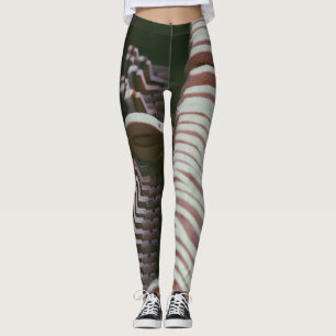 Legging Trabalho de arte de Piano legal