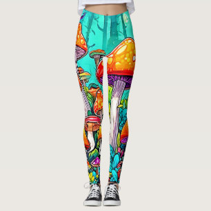 Legging Trabalho de arte de Salão Místico Colorido