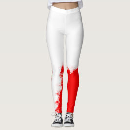 Legging Trabalho em Andamento Vermelho