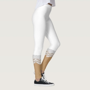 Legging Traço branco