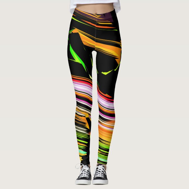 Legging Traços de linhas (Frente)