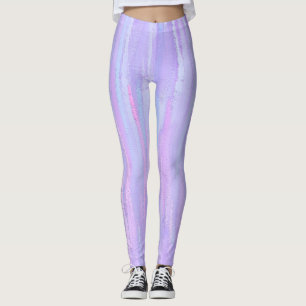 Legging Traços de Pincel de Pastel