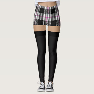 Legging Traje da menina da escola (meias)