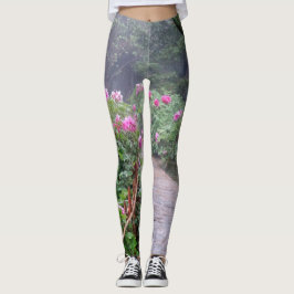Legging Trajetória de Jardim em Bloom cria colorida natura
