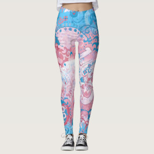 Legging Transgender Cobra Damask - Cor do Sinalizador do O