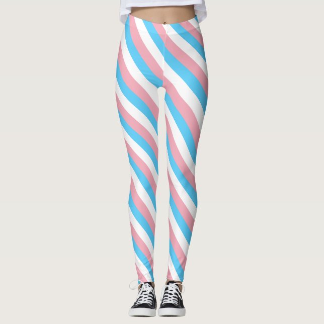 Legging Transgender colors diagonal lines  (Frente)