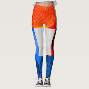 Legging Transição geométrica: padrão de colheita de abstra