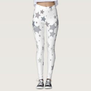 Legging travesseiro lombar azul-cinza