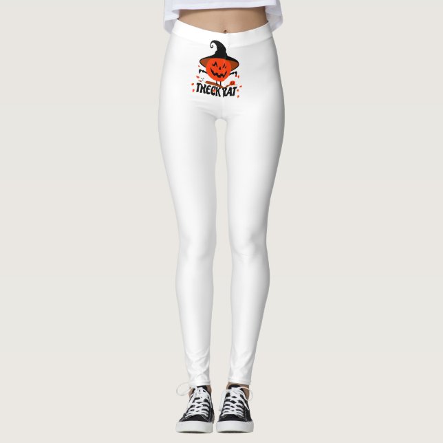 Legging Treck Trat Abóbora Sorridente (Frente)