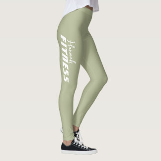 Legging Treino de Dança Fitness Verde Desbotado Academia Y
