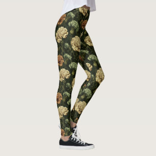 Legging Treino de Flor de Cravo Presentes Brilho de Cravo