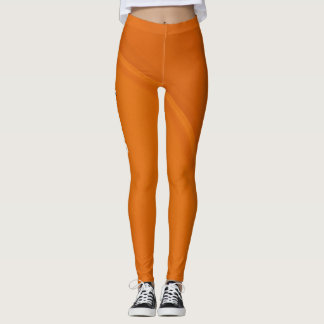 Legging Treino de Yoga na Academia Laranja
