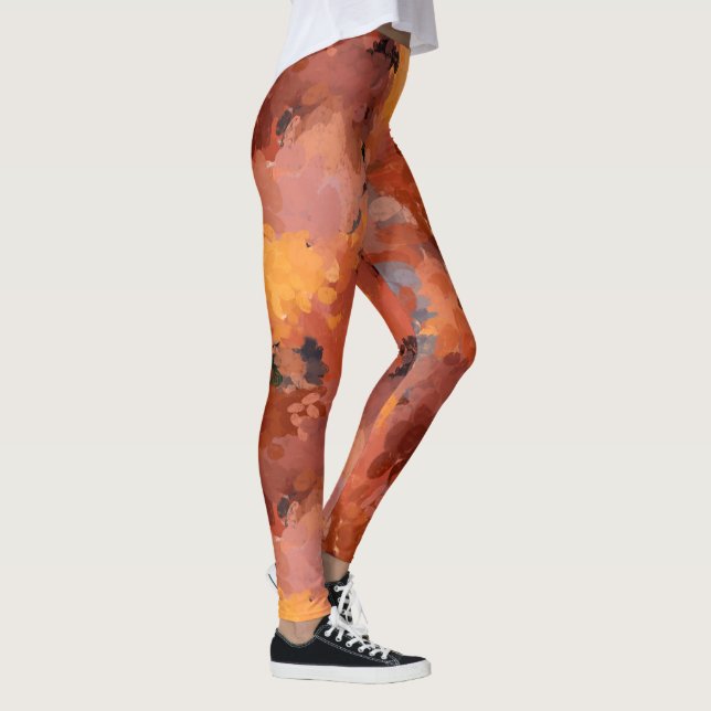 Legging Trendy Abstrato Watercolor Art (Direita)