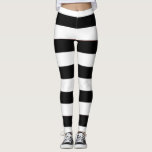 Legging Trendy Black and White Stripes Bonitos Mulheres<br><div class="desc">Bonita Trendy Black and White Stripes Design de Leggings para mulheres. É adequado para roupas de yoga,  roupas de corrida,  roupas aeróbias,  visto casual diário etc. E faz um belo presente de aniversário,  presente de Natal etc para ela/mulheres.</div>