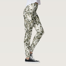 Legging Trendy Chic Lavishly No Camo Branco De Inverno